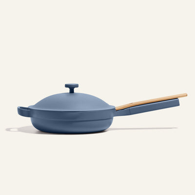 Blue non toxic ceramic nonstick always pan