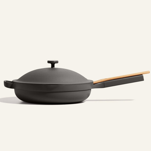 Black Large non toxic ceramic nonstick always pan