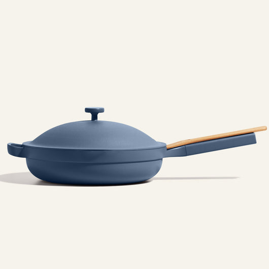 Blue Large non toxic ceramic nonstick always pan