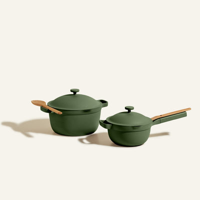 Green perfect pot non toxic nonstick dutch oven and Mini perfect pot non toxic nonstick dutch oven