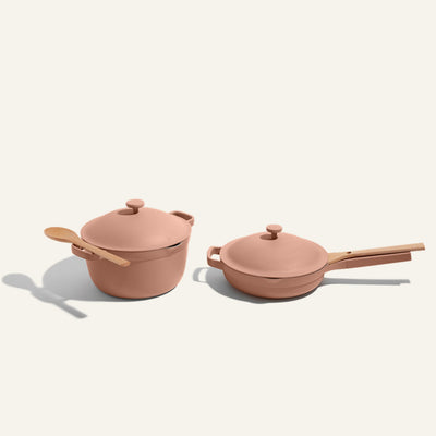 Pink Perfect Pot and non toxic ceramic nonstick always pan