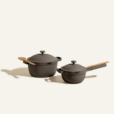 black perfect pot non toxic nonstick dutch oven and Mini perfect pot non toxic nonstick dutch oven