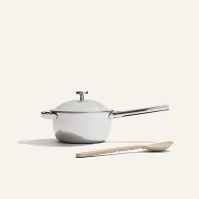chrome titanium mini perfect pot non toxic nonstick dutch oven pro with silicone spoon