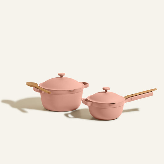 pink perfect pot non toxic nonstick dutch oven and Mini perfect pot non toxic nonstick dutch oven
